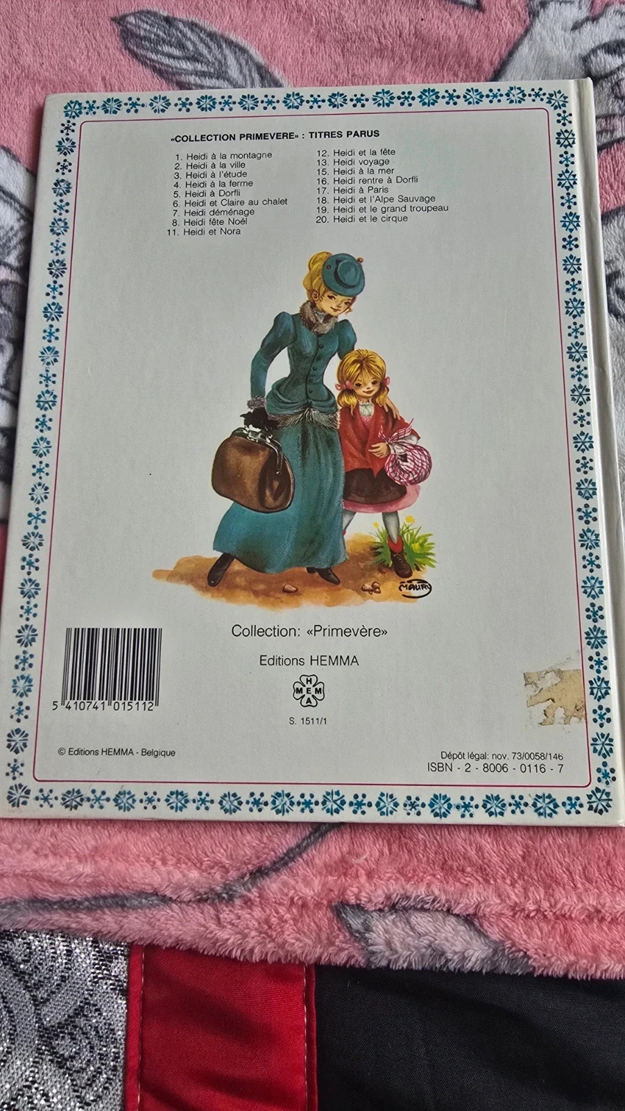 Livre ancien Heidi a la montagne – photo 3